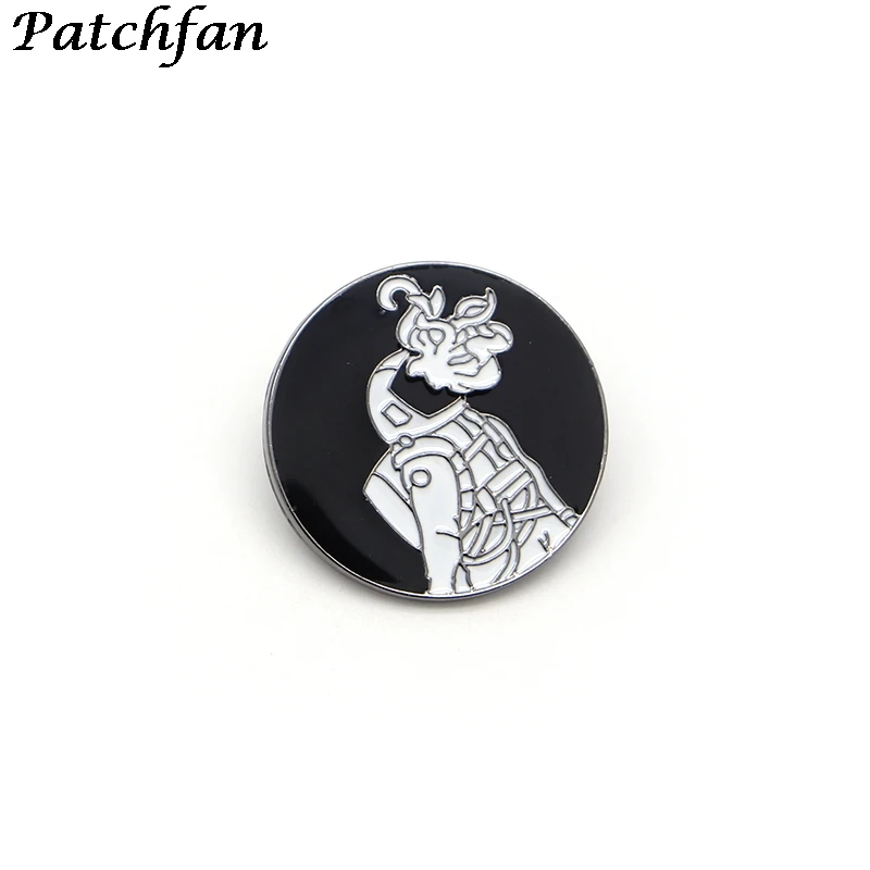

AD073 Patchfan Vangogh Metal Enamel Pin and Brooches for Women Men Lapel Pin Punk Backpack Bags Badge Kid Gift Jewelry