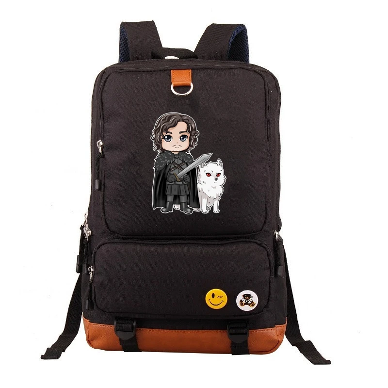 Игра престолов рюкзак дом Старк ранец Холст Школьные сумки Дом Таргариен