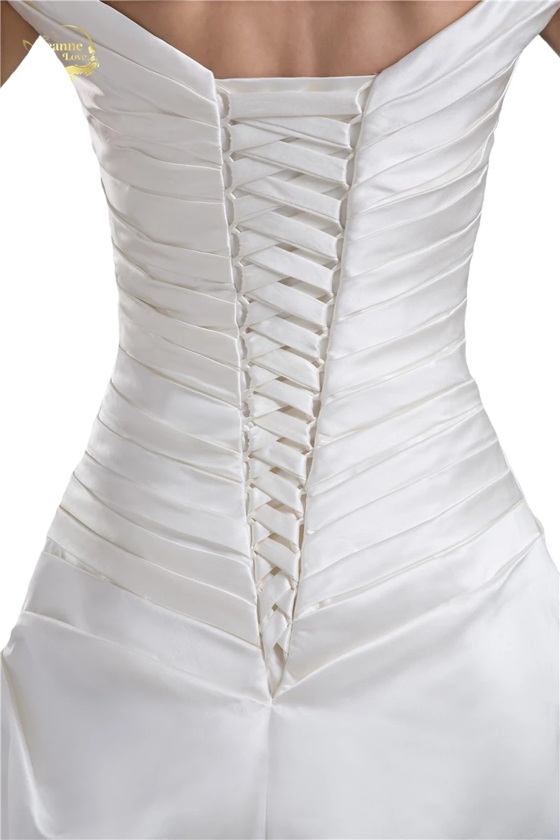 2020 белый/слоновая кость Роскошные Vestido De Noiva Robe Mariage свадебное платье с открытыми