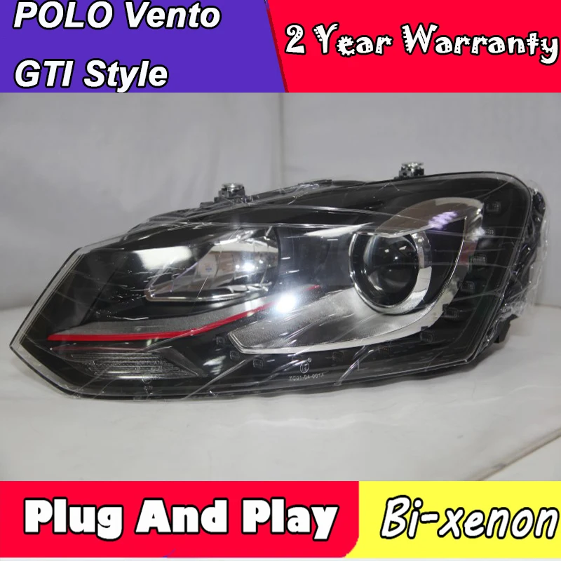 2 шт. для VW POLO VENTO MK5 светодиодный головной свет лампы светильник GTI Стиль с