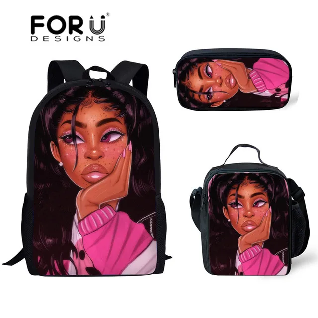 FORUDESIGNS/Детский рюкзак для девочек, ортопедическая школьная сумка с принтом на заказ, набор начальной школьной сумки, Mochila Bookbag Sac a dos - Цвет: YQ3727CGK