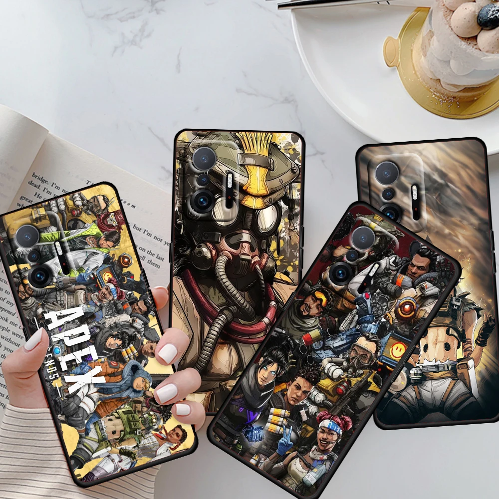 

Cool Game Apex legends For Xiaomi Mi 11 10 Ultra 11T 10T Note 10 Lite 11i 10i 10S 5G Soft Black Phone Case Cover Shell