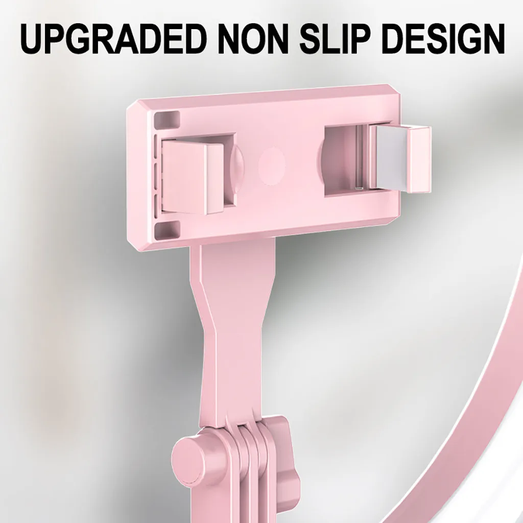 

New Dimmable Portable Selfie Flash LED Ring Light with Stand for Makeup Mobile Phone Camera Selfie Phone Long Arm Holders