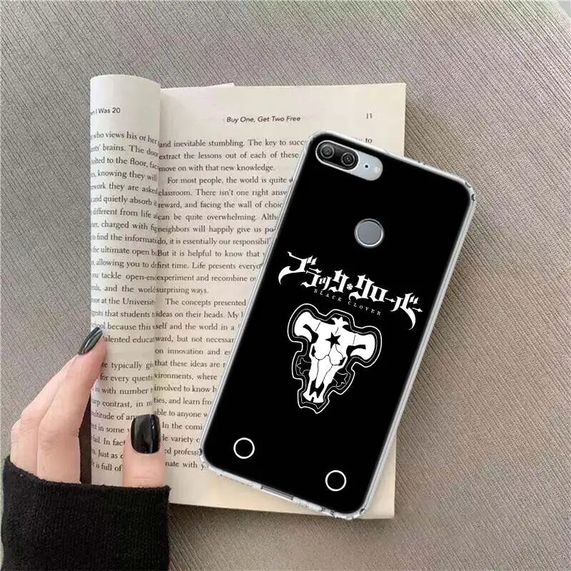 Чехол для телефона с рисунком черного клевера манги Xiaomi Redmi Note 12 Plus 12S 10 11 Pro 4G 5G 9T 9S