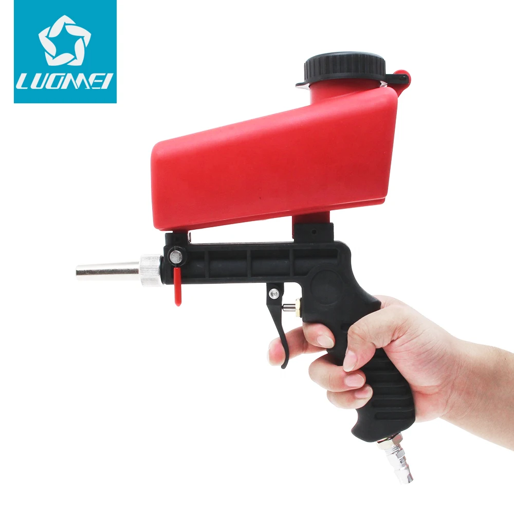 Пистолет распылитель Luomei абразивный пистолет для пескового бластера