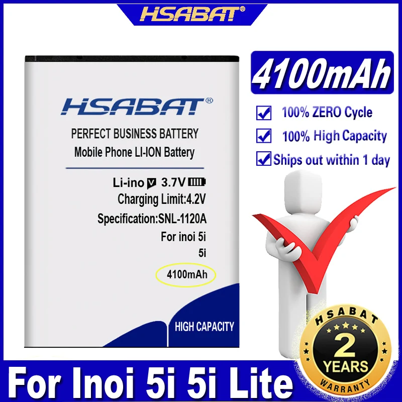 Аккумулятор высокой емкости HSABAT 5i Lite 4100 мАч для смартфонов inoi | Мобильные