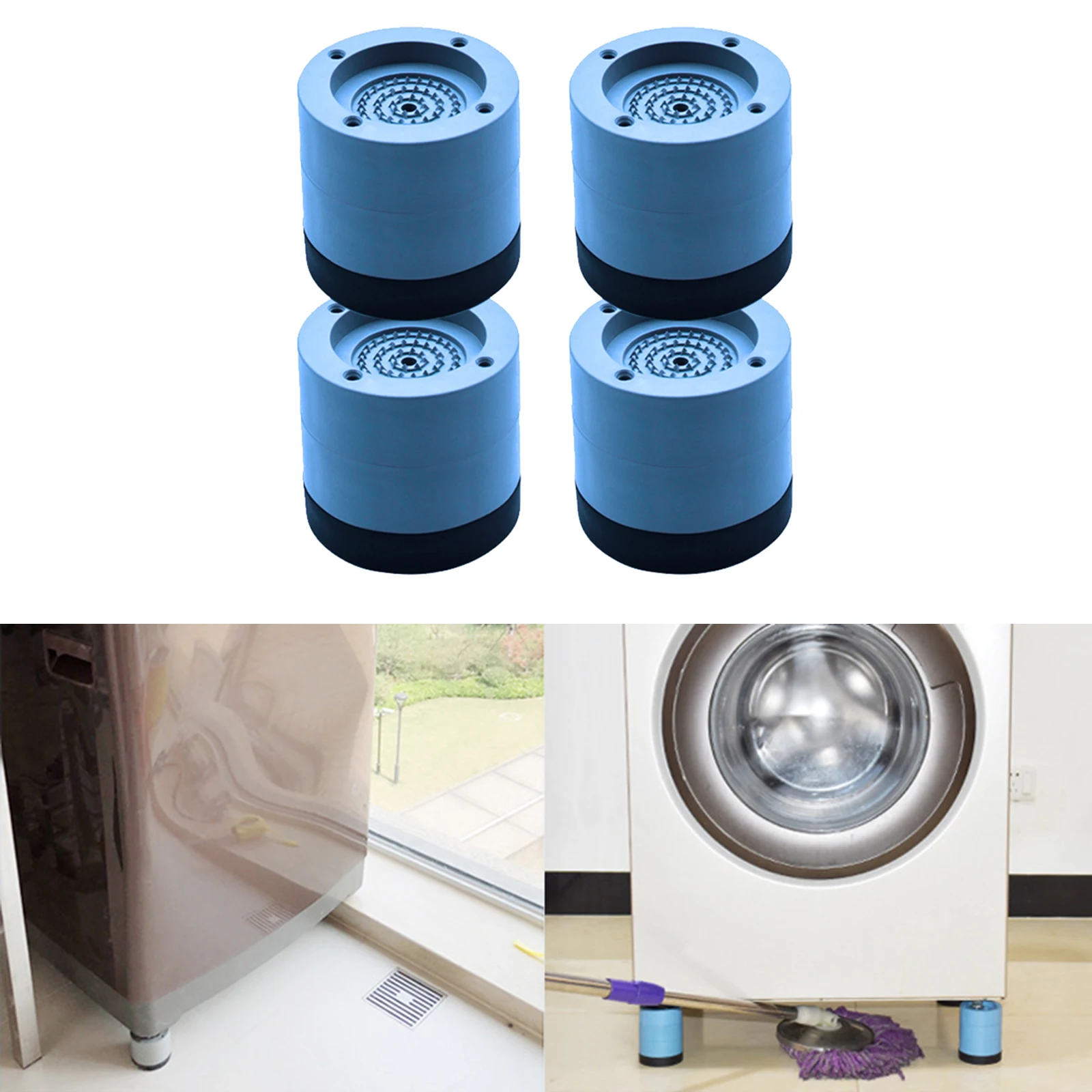 

8Pcs Washing Machine Anti Walk Anti Vibration Feet Pads Anti Rubber Mat