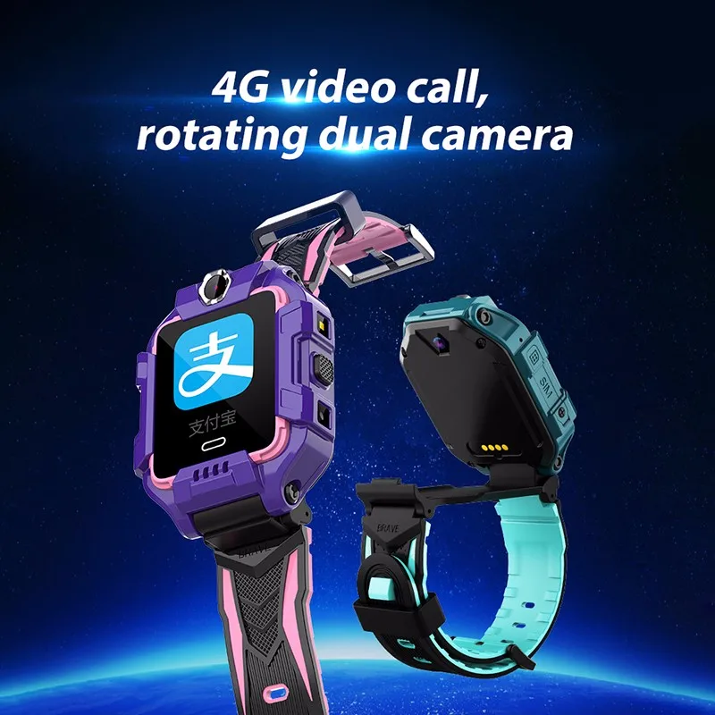 Детские Смарт-часы с SIM-картой GPS Wi-Fi 680 мАч | Электроника