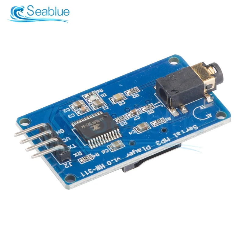 YX5300 UART TTL Serial Control MP3 Music Player Module Support / WAV Micro SD /SDHC Card For Arduino/AVR/ARM/PIC DC 3.2-5.2V | Инструменты