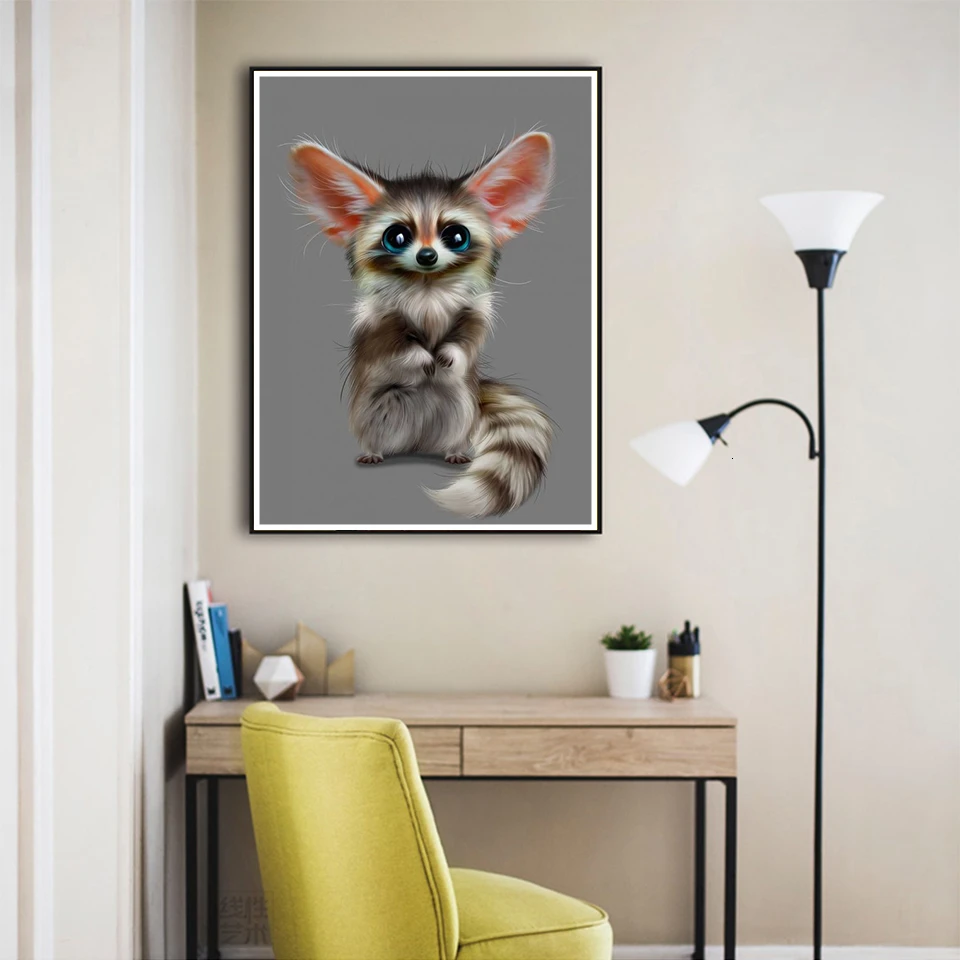 Evershine DIY Diamond Embroidery Animals Diamond Painting Full Square Cross Stitch Cartoon Picture Of Rhinestones Children Gift