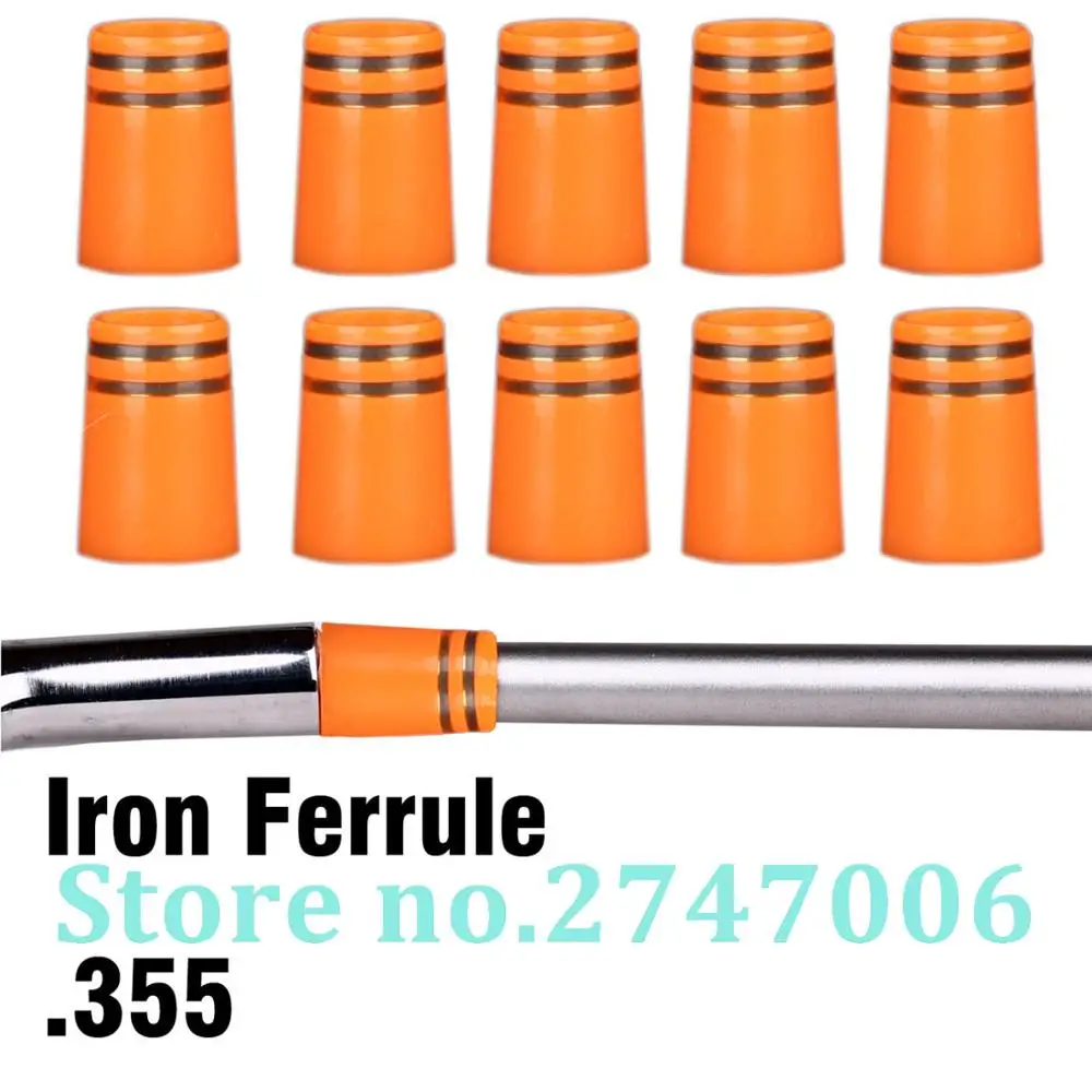 Пользовательские гольф Ferrules с двойной черной отделкой кольца Размер. 355