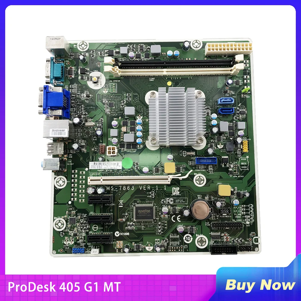 

For HP ProDesk 405 G1 MT Desktop Motherboard MS-7863 729643-001 729726-001 Perfect Test