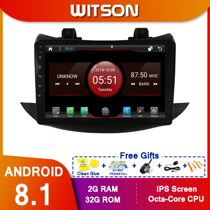 WITSON 9 &quotFULL HD сенсорный экран Android 10 0 Восьмиядерный Автомобильный GPS