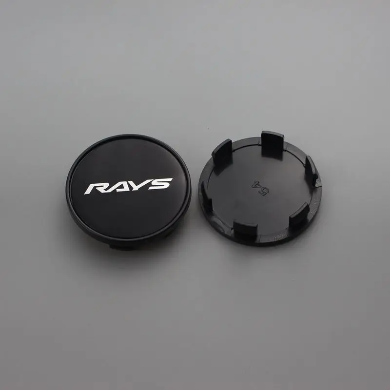 ALL BLACK RAYS Ком 4 шт. 54/тонкий УФ-фильтр 49 мм с Зажим для колеса Крышка для диски универсальный центр крышки настольная лампа из хрома и черные Лучи волк знак покрытие автомобиля стикеры колпачок ступицы centro закуски - Цвет: ALL BLACK RAYS