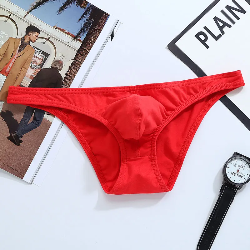 Хлопковые брифы мужское нижнее белье бикини Прямая поставка Мужские дышащие