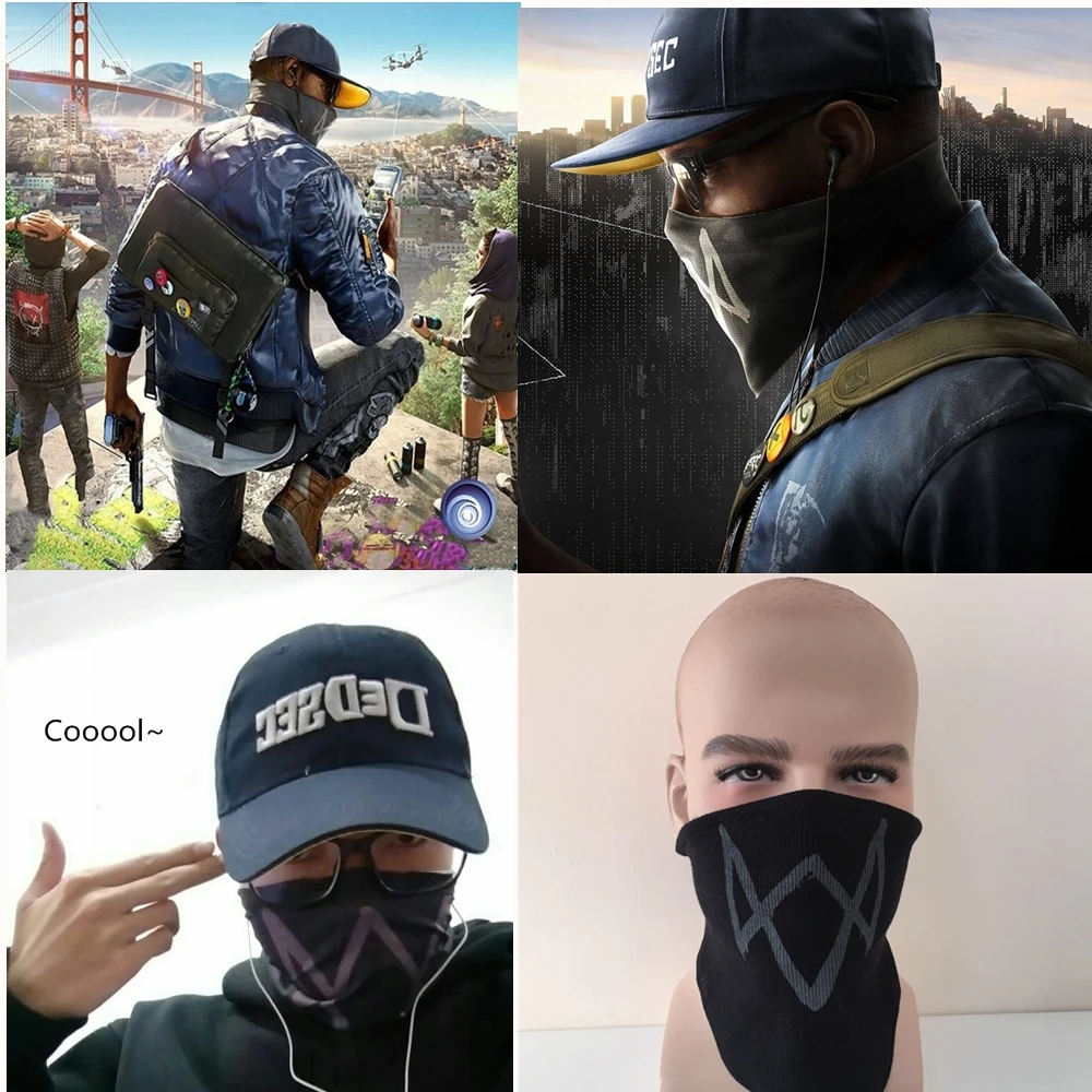 Watch Dogs 2 Маска Маркус Холлоуэй Вечерние Маски на Хэллоуин гаечные ключи косплей