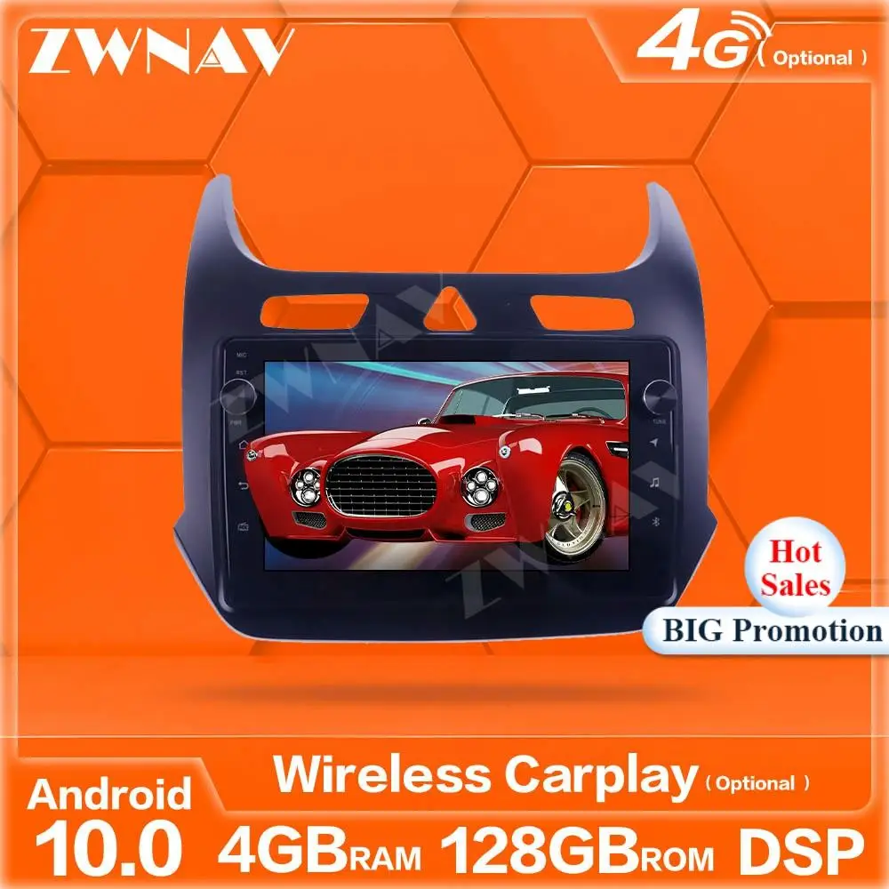 4 + 128G Android 2011 Автомобильный плеер с GPS Навигатором Для Chevrolet Cobalt 2012 2018-