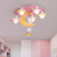 childrens room light bedroom light little rabbit pink girl ceiling light led cartoon light blue boy light paradise light
