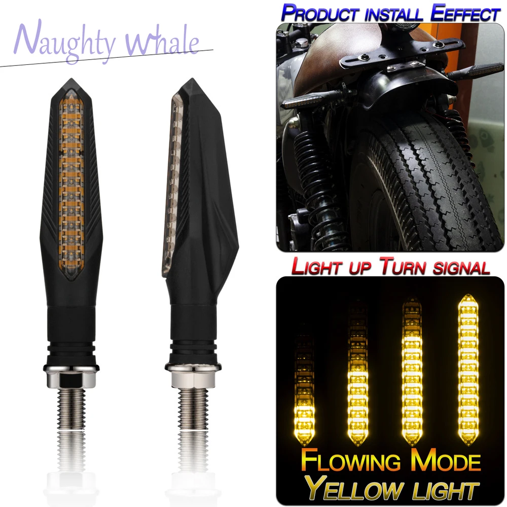 

LED Turn Signals for Motorcycle Arrow Lamp Flashing Signal Amber Lights FOR Honda xr650r twister 250 xr250 shadow vt750 dax 70