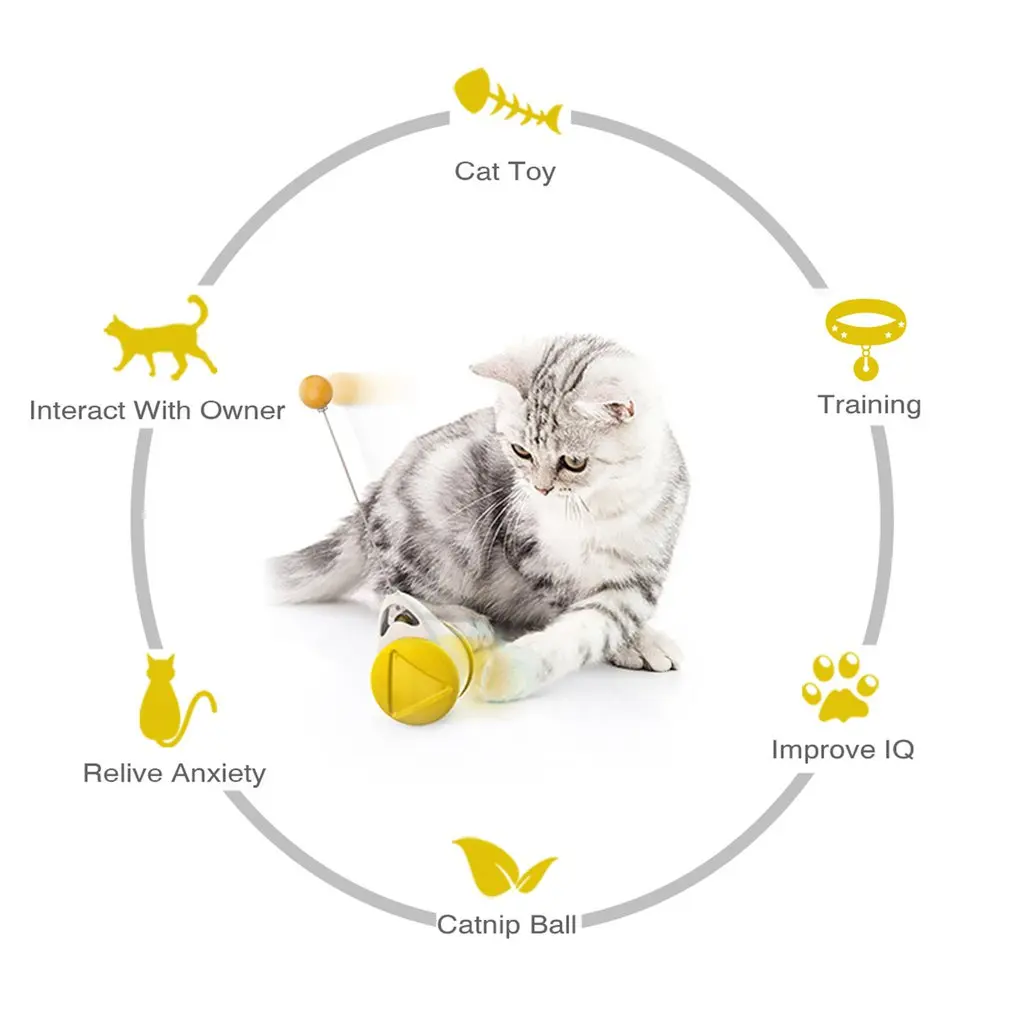 

Pet Trainning Toy Cat Puzzle Toy Pet Toy Pet Interactive Toy Pet Product Tumbler Toy Multifunctional Cat Toy