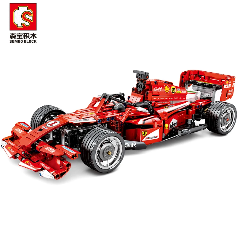 Строительные блоки Блок RC гоночный автомобиль в том числе моторы дистанционного