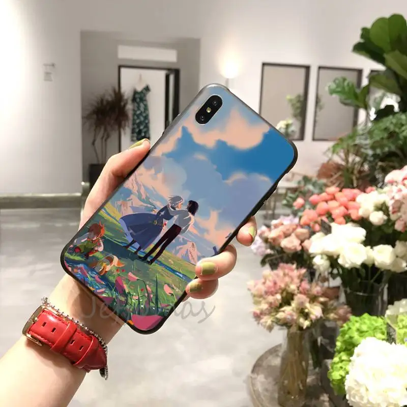 

Howls Moving Castle Phone Cases for iPhone 11 12 mini pro XS MAX 8 7 6 6S Plus X 5S SE 2020 XR