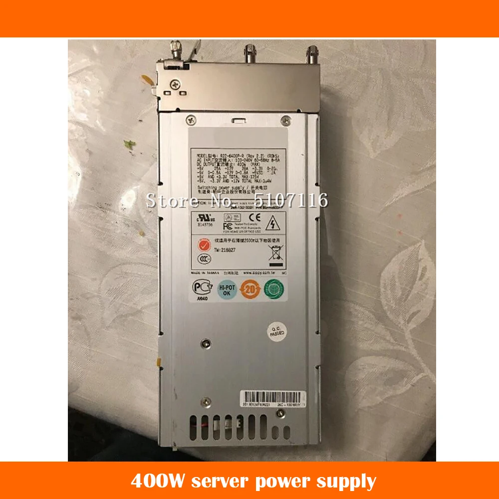Оригинальный внешний резервный блок питания для сервера 400 Вт с горячей заменой