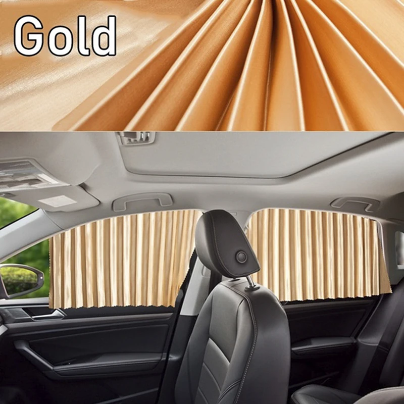 1pcs Auto Car Curtains Universal Retractable Curtain Window Roller Sun Shades Cover Sets Blind Block Protector | Автомобили и