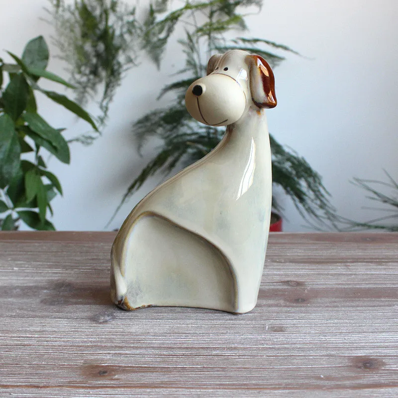 3 шт./компл. креативные керамические поделки для собак украшение дома животные
