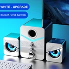 Универсальный Музыкальный USB-динамик, 3,5 мм, Pulg, мини-музыкальный Стереодинамик s для мультимедиа, настольного компьютера, ноутбука с сабвуфером