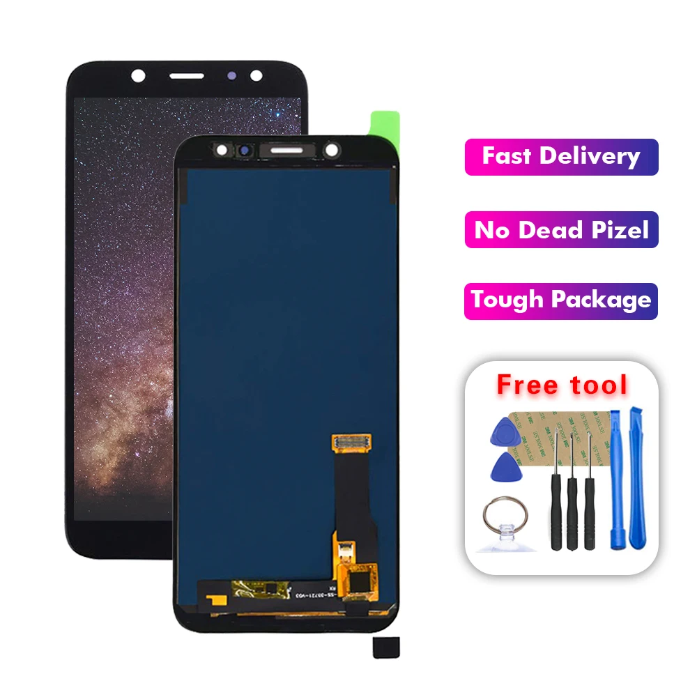 ЖК-дисплей для samsung Galaxy A6 A600 A600F A600FN, сменный сенсорный экран, Бесплатные инструменты