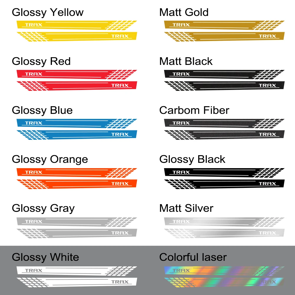 

2pcs Car Stickers Auto Stylish Side Vinyl Film Decals Styling Decoration Tuning For Chevrolet Trax Automobiles Car Accessories