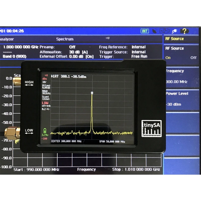 

Network Analyzer 100KHz-350MHz HF VHF UHF Antenna Analyzer Measuring S Parameters Voltage Standing Wave Ratio Phase Del