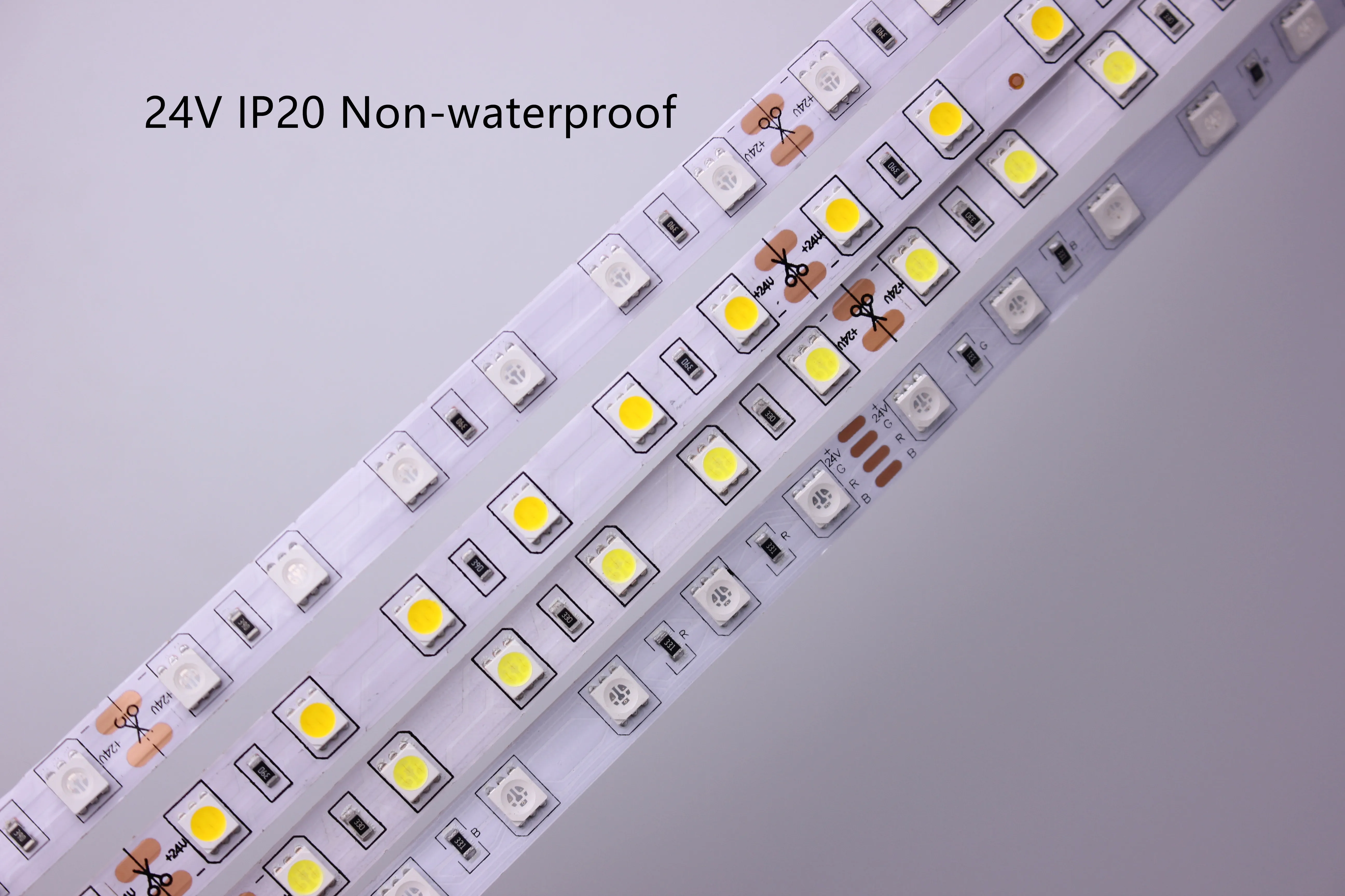 DC12V 24V 5050 Светодиодные ленты RGBW гибкий светодиодный светильник 60LED/м NW 4000K УФ IP20/IP65