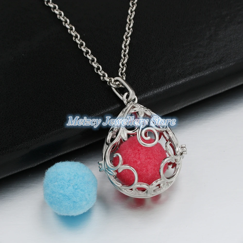 1 шт. плавающий посеребренный капля эфирное масло медальон диффузор парфюмерный