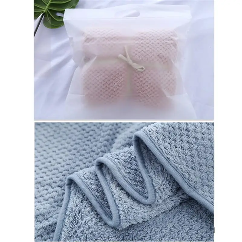 1 комплект коралловых флисовых полотенец для ванной комнаты плотные банные
