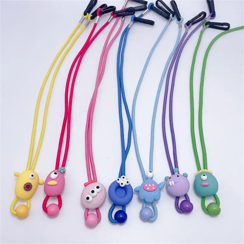 

Adjustable Extension Hang Mask Chains Necklace Colorful Children Glasses Cord Lanyard Student Anti-lost Masks Holder Rope Strap