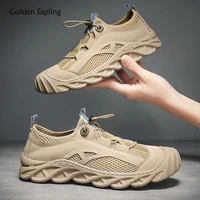 golden sapling breathable casual shoes men fashion summer loafers classics retro mens flats daily leisure walking jogging shoes