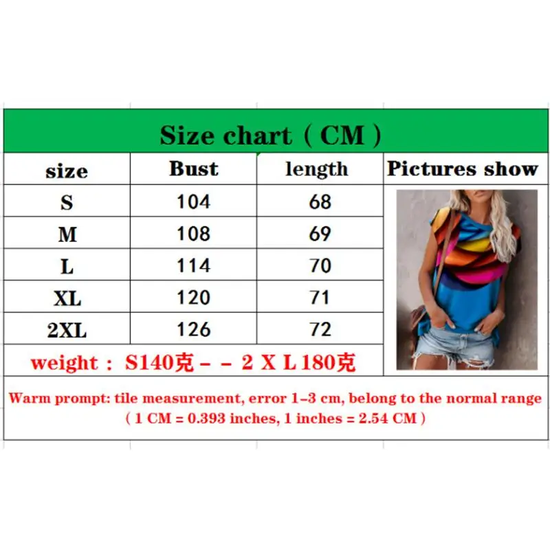 

Women Summer Vintage Loose Colorful Print T-Shirt Casual O-Neck Short Sleeve Gradient Color Tops Ladies Pullover Streertwear