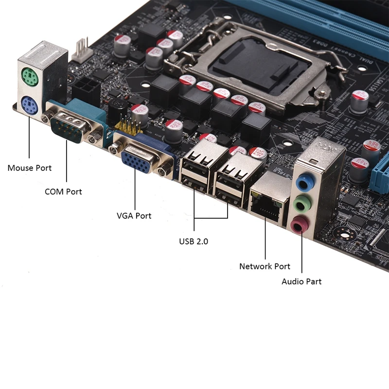 H55 Lga1156 Motherboard for Computer Ddr3 Supports I3 I5 I7 Cpu Mainboard Pc Main Board | Компьютеры и офис