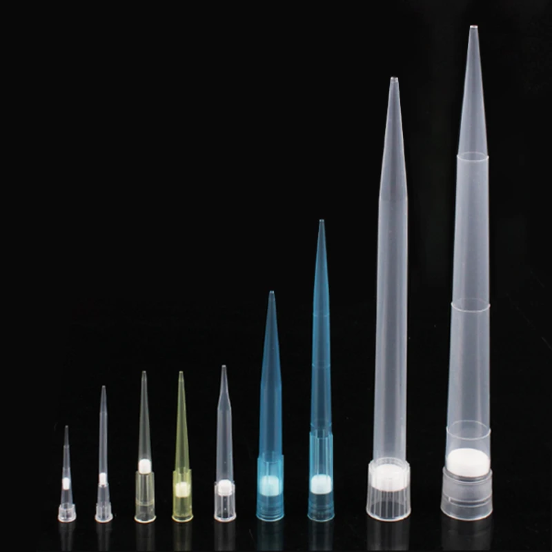 

Lab 10ul /100ul/200ul/300ul/1000ul/5ml/10ml PP Plastic Pipette Filter Tips with Sand Core Filter for Dispensers Micropipette