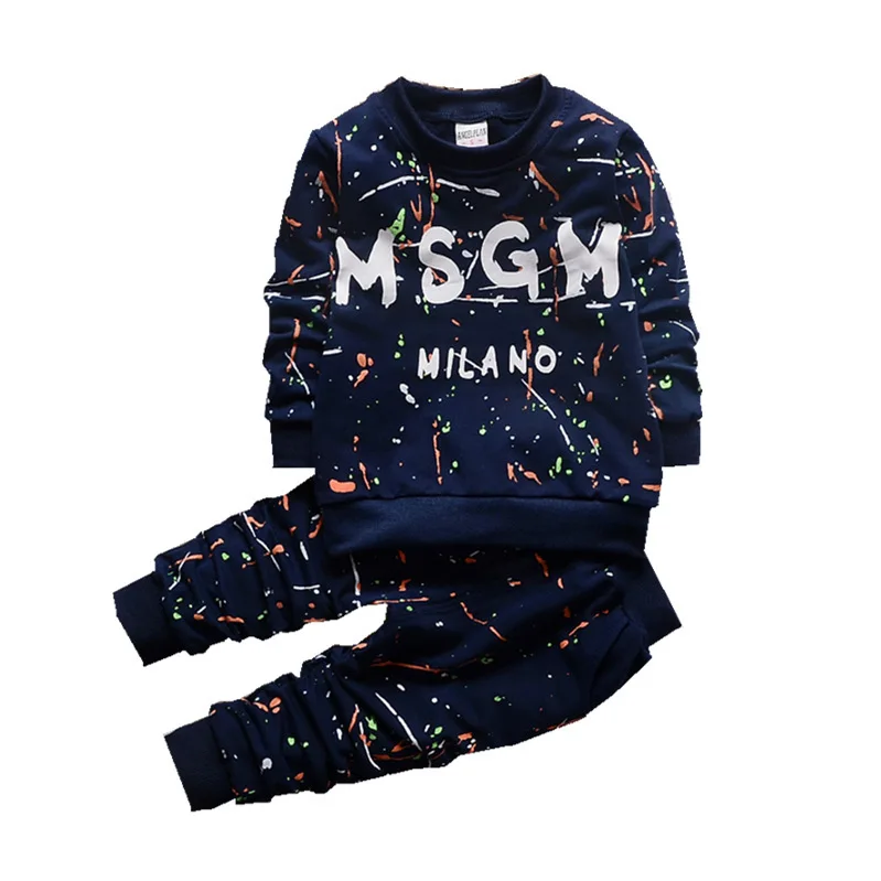 

Toddler Baby Boys Clothes T Shirt+Pants Kids Sportswear Clothes Children Clothing Autumn Kids Designer Clothes Sets