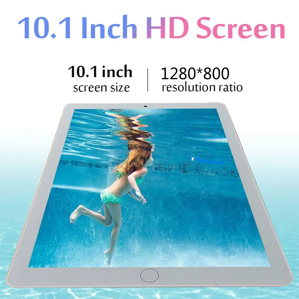 10 1 дюймов десять основных Anrdoid 8 0 Tablet PC 6G + 128GB 4G телефонные звонки планшет WiFi GPS
