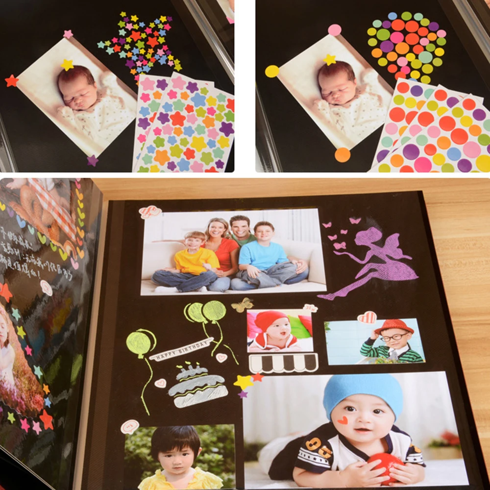 Альбом сделай сам памятная книга самоклеящаяся детская запись роста ребенка