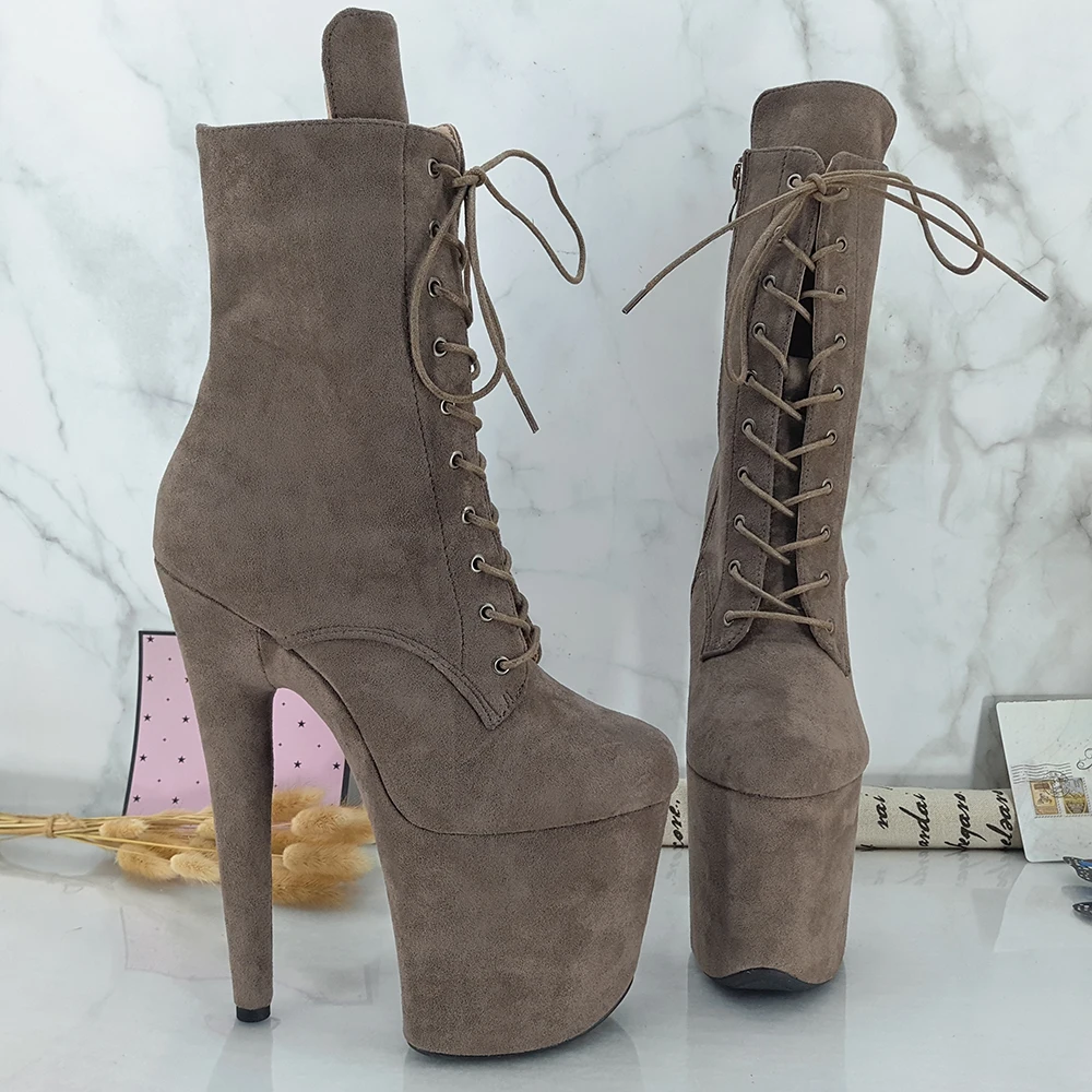 Leecabe/винно красные ботильоны на очень высоком каблуке модная обувь 8 дюймов