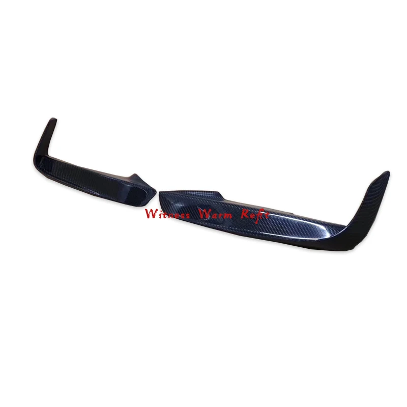 Разветвители для переднего бампера автомобиля из настоящего углеродного