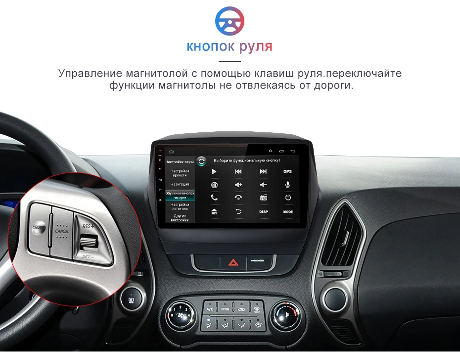 Junsun V1 2G+ 32G Android 9,0 для hyundai Tucson 2 ix35 2011- Автомобильный Радио Мультимедиа Видео плеер навигация gps 2 din dvd