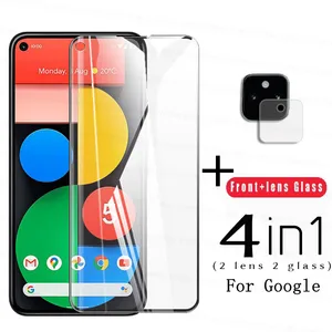 tempered glass for google pixel 5a glass for pixel 5a 5 4a 4 xl full cover screen protector for google pixel 5a 5 4a lens film free global shipping