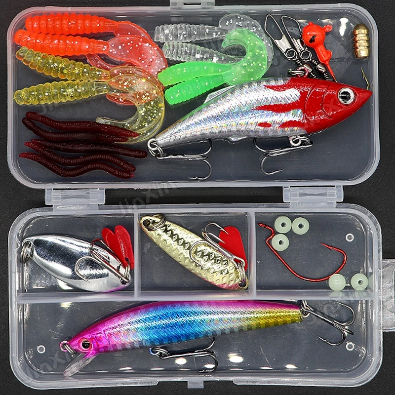 Бесплатная доставка Искусственные Мягкие рыболовные приманки комплект Шад