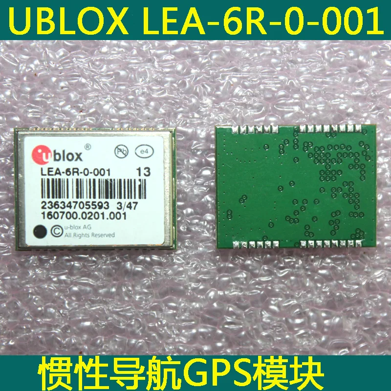 

Second-hand industrial-grade inertial navigation GPS module LEA-6R-0-000 UBLOX original patch package good tunnel positioning